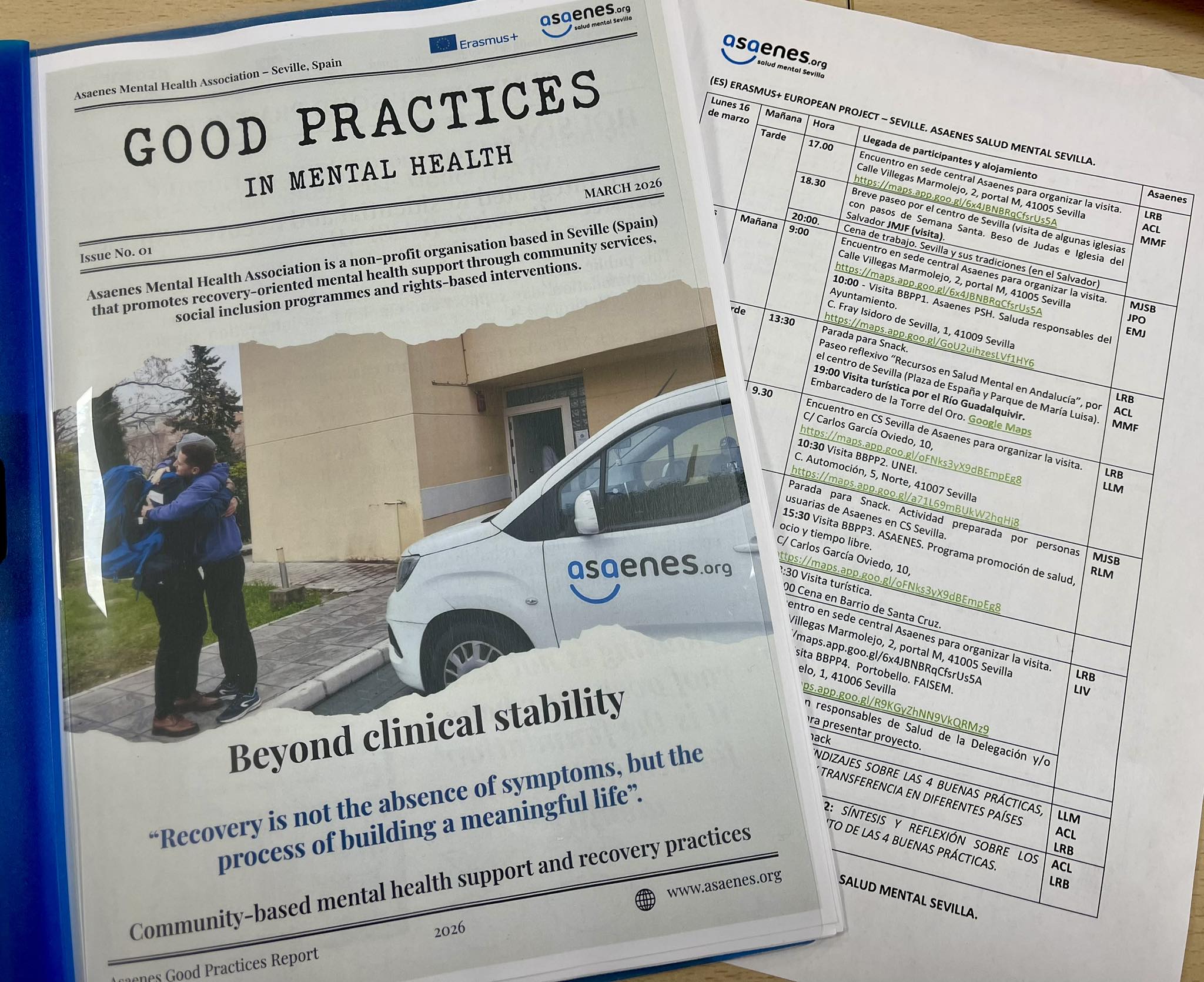 ERASMUS+ Job Shadowing στη Σεβίλλη για την ανάκαμψη και τη βελτίωση υπηρεσιών ψυχικής υγείας και απασχόλησης